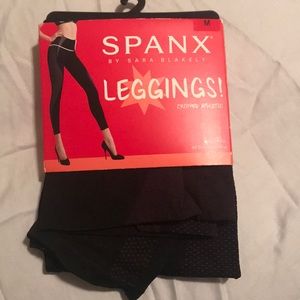 Spanx leggings cropped athletic